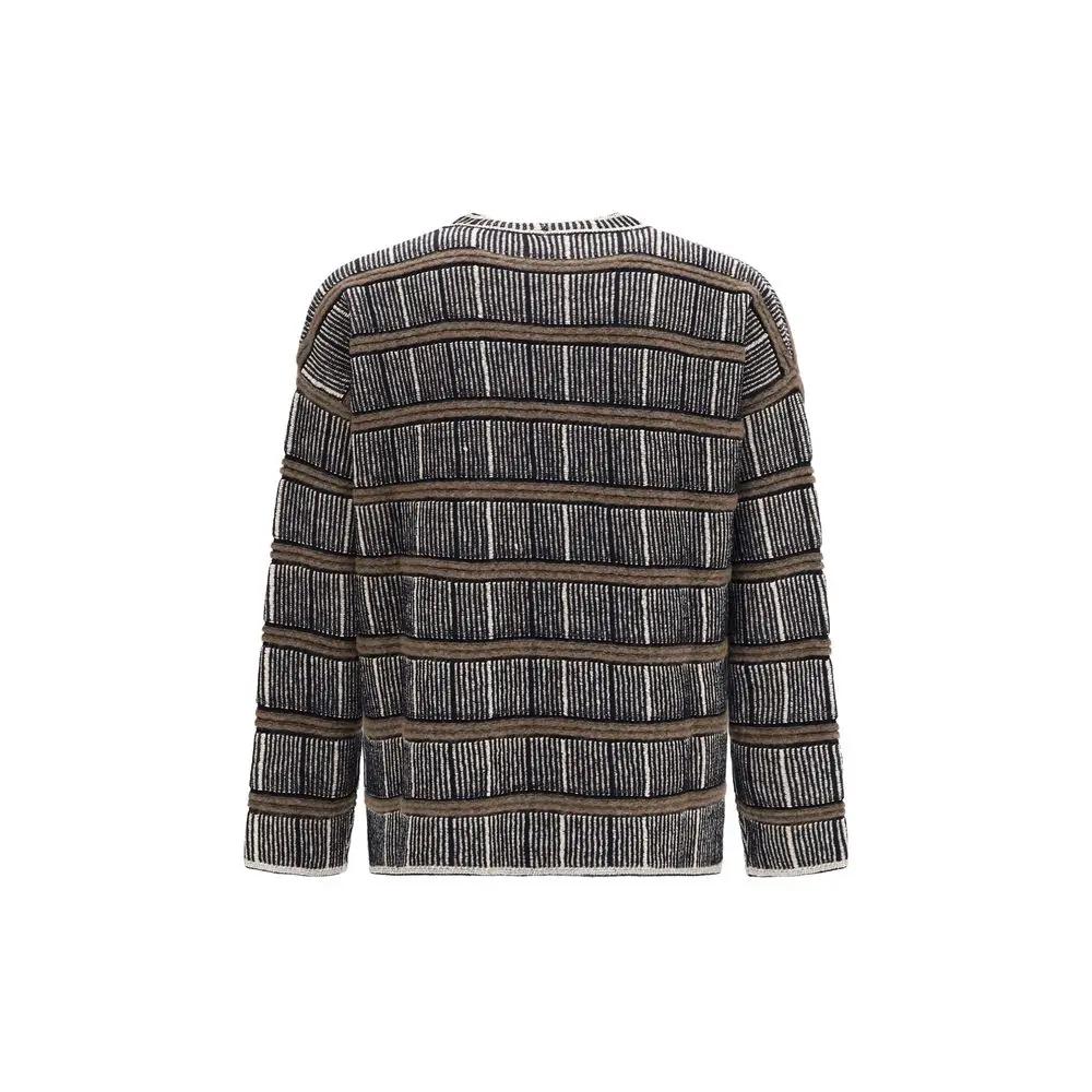 Giorgio Armani Blue Silk Sweatshirt