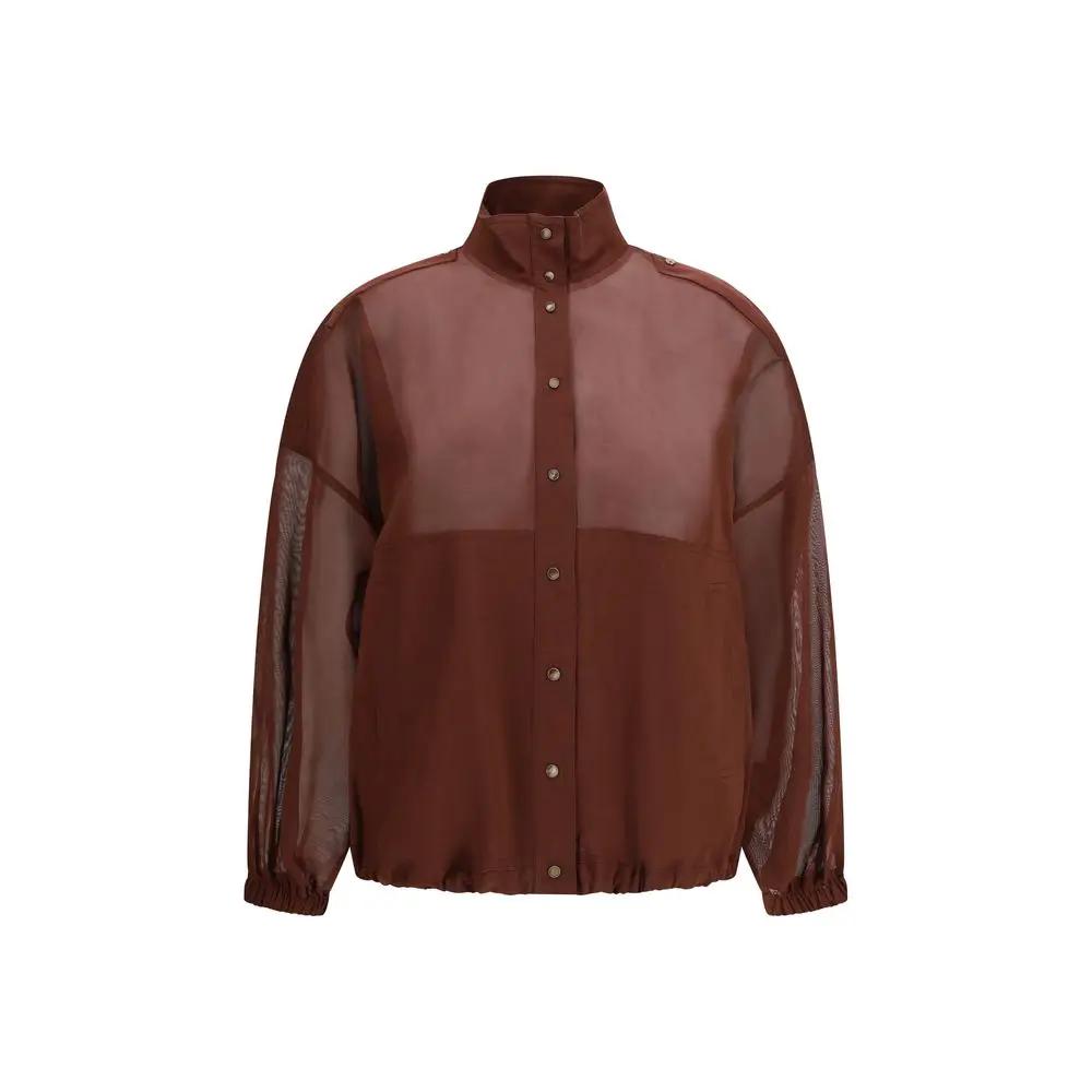Sweat-shirt en coton multicolore Brunello Cucinelli