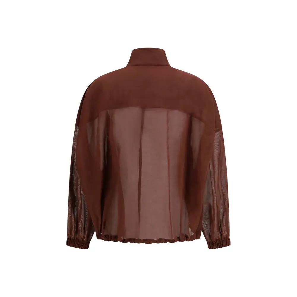 Sweat-shirt en coton multicolore Brunello Cucinelli