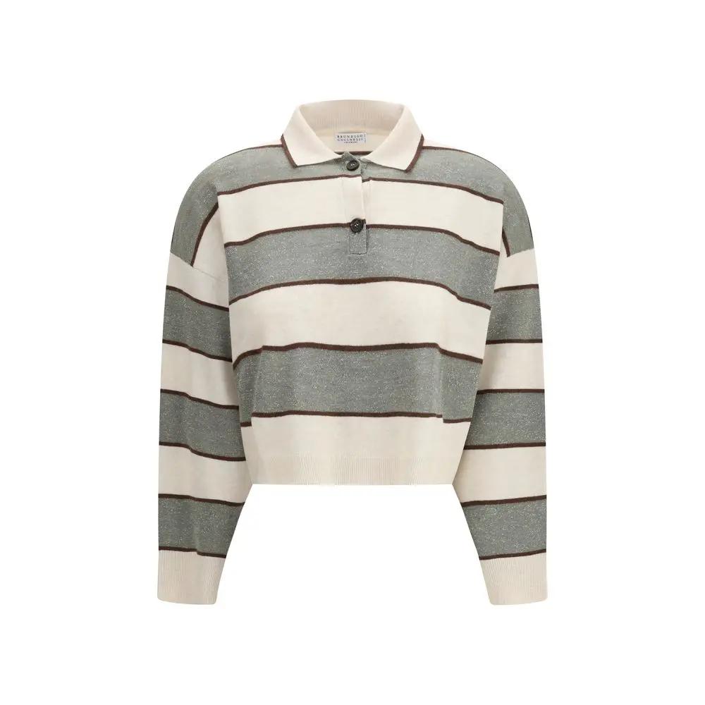 Brunello Cucinelli Multicolor Wool Oves Aries T-Shirt