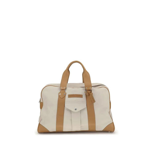 Brunello Cucinelli Brunello Cucinelli Beige Calf Leather Bos Taurus Luggage And Travel
