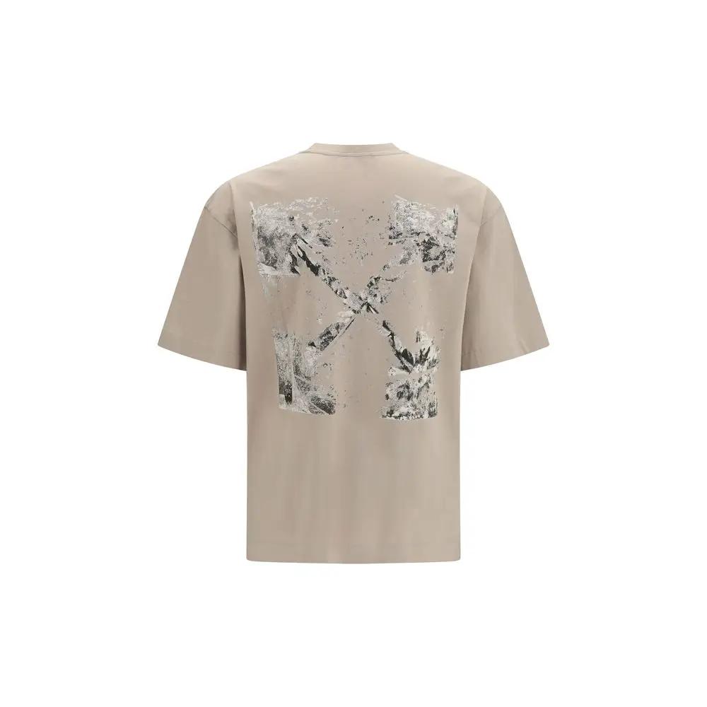 Off-White Beige Cotton Sportswear