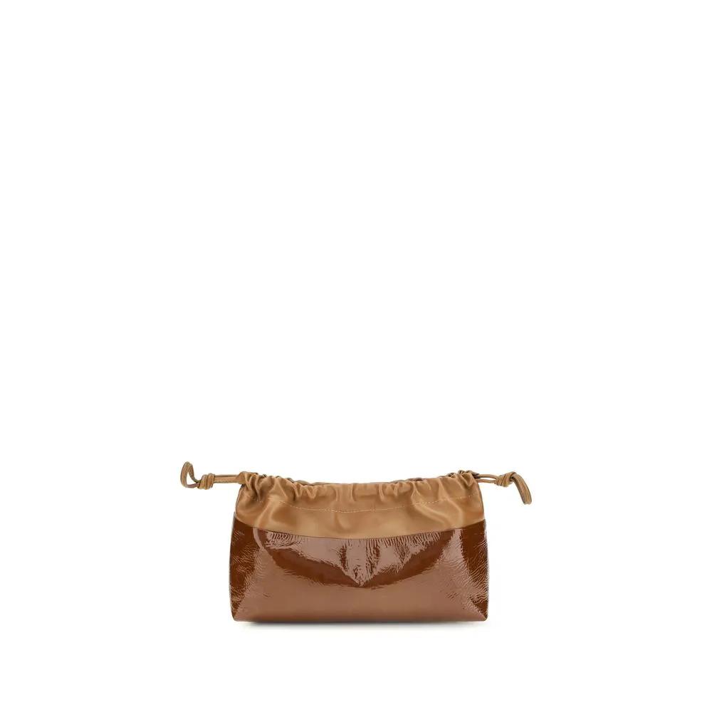 Pierre Hardy Bicolor Calf Leather Bos Taurus Clutch Bag