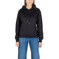 Sweat à capuche noir en coton Calvin Klein Jeans