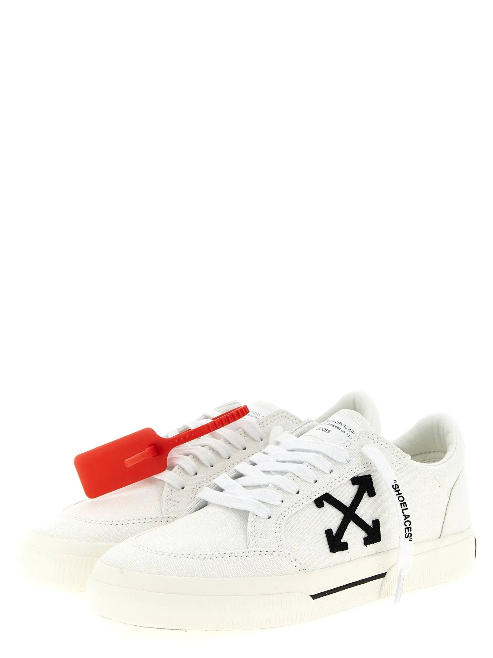 Off-White Off-White Bicolor Cotton Low Top Sneakers