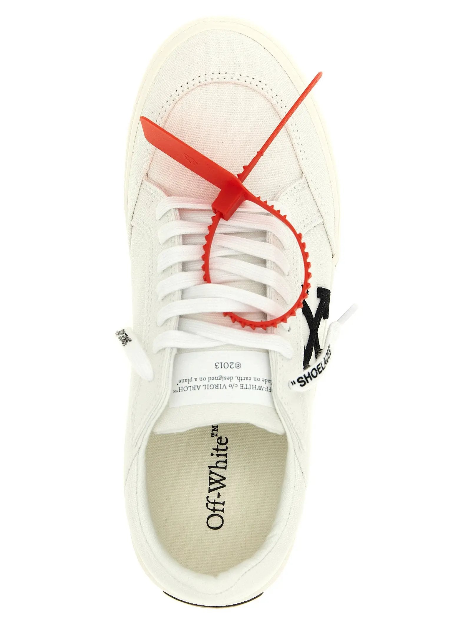 Off-White Off-White Bicolor Cotton Low Top Sneakers