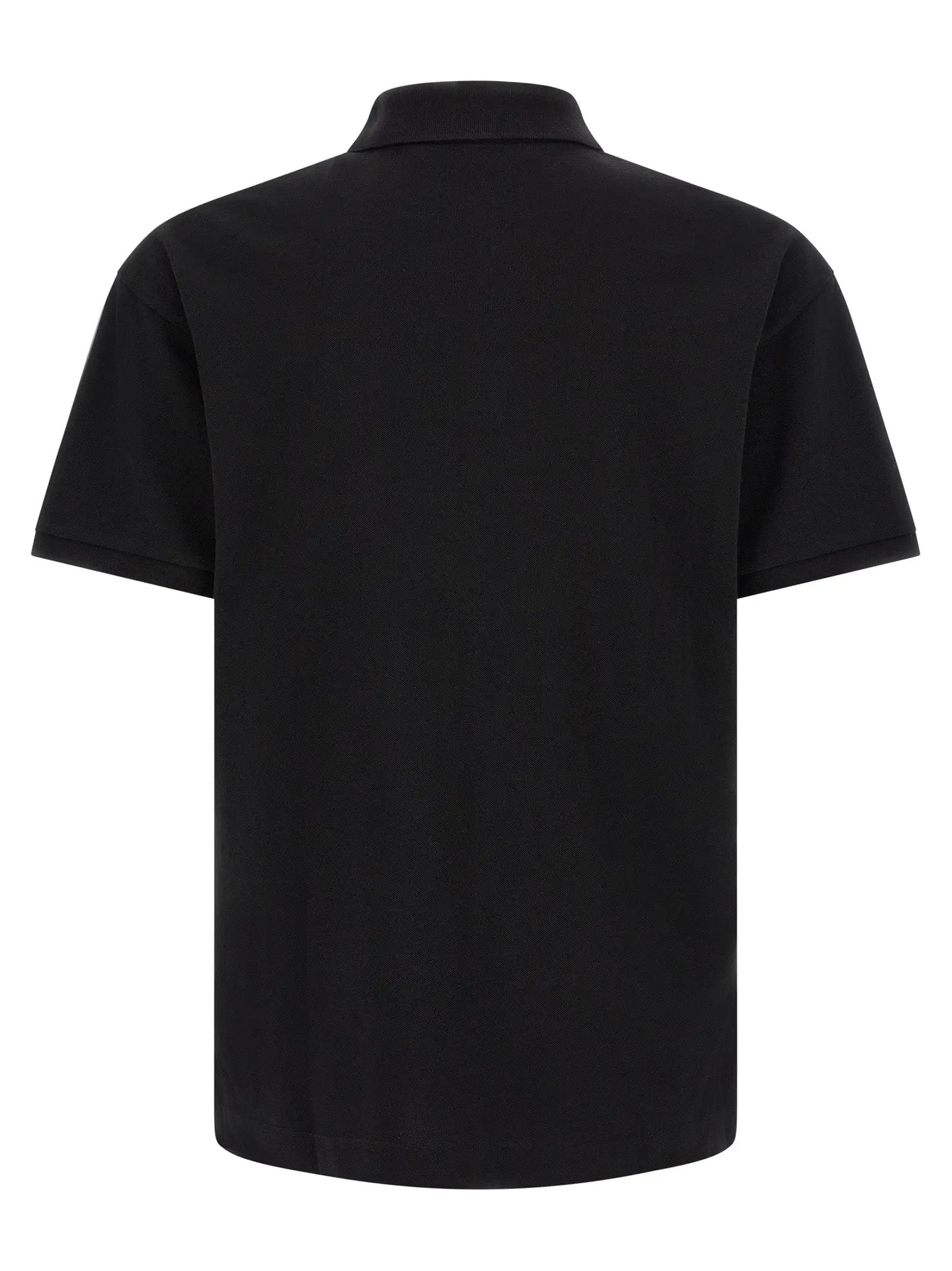Palm Angels Black Cotton Polo Shirt