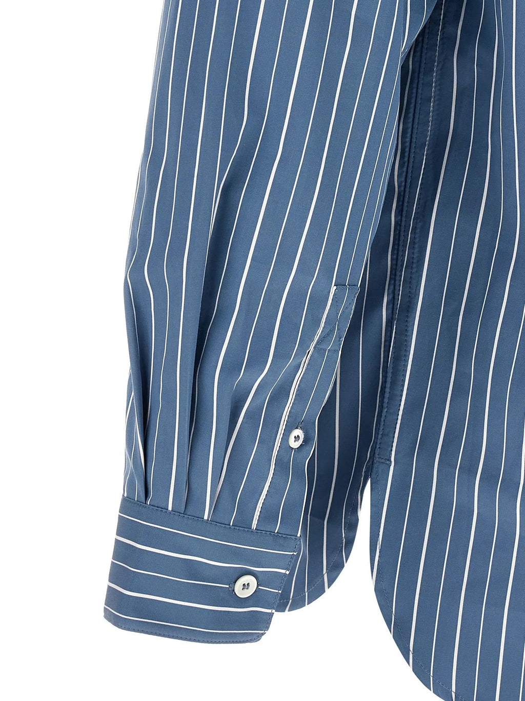 A.P.C. Blue Cotton Blouse