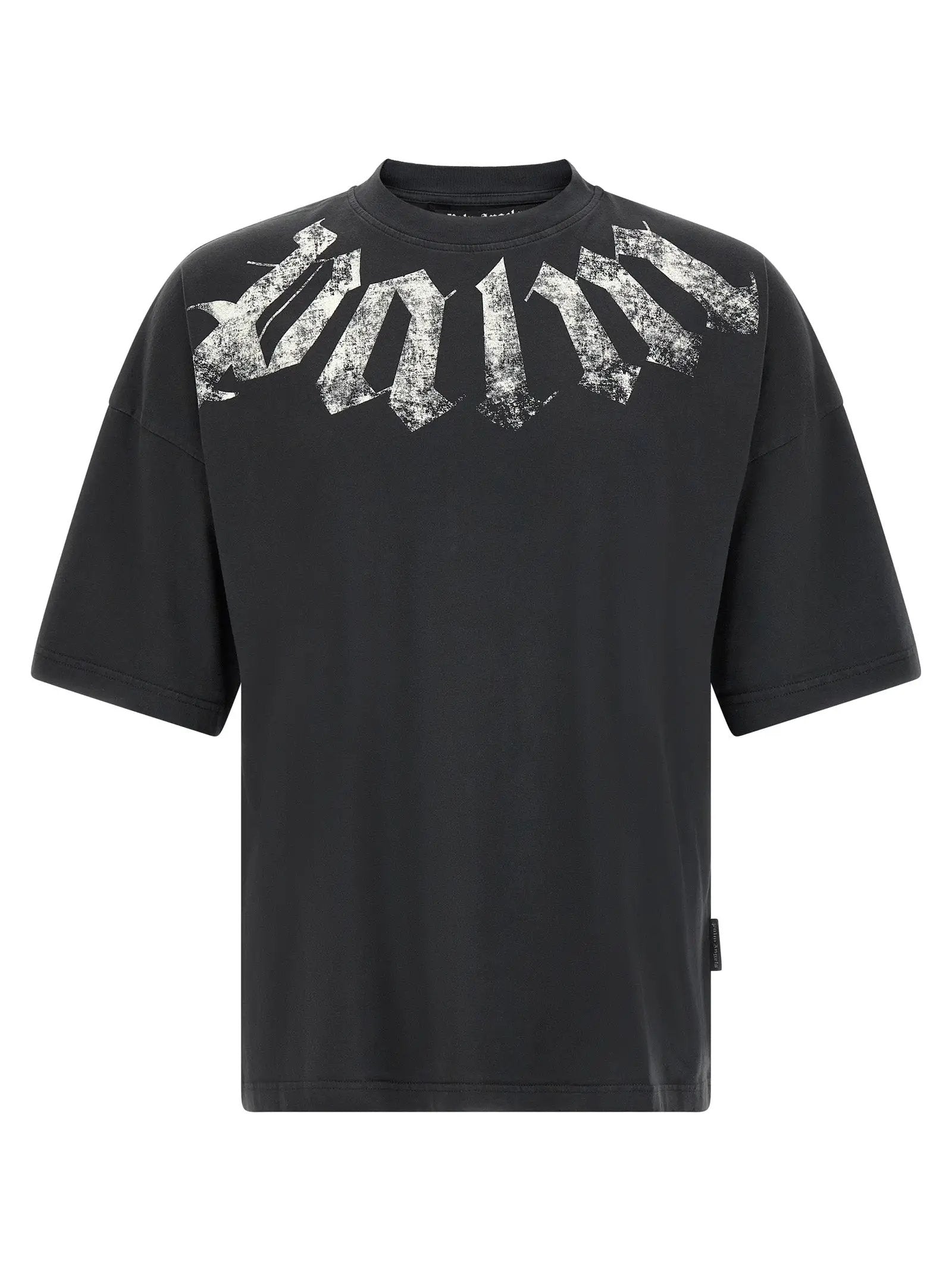 Palm Angels Palm Angels Black Cotton T-Shirt