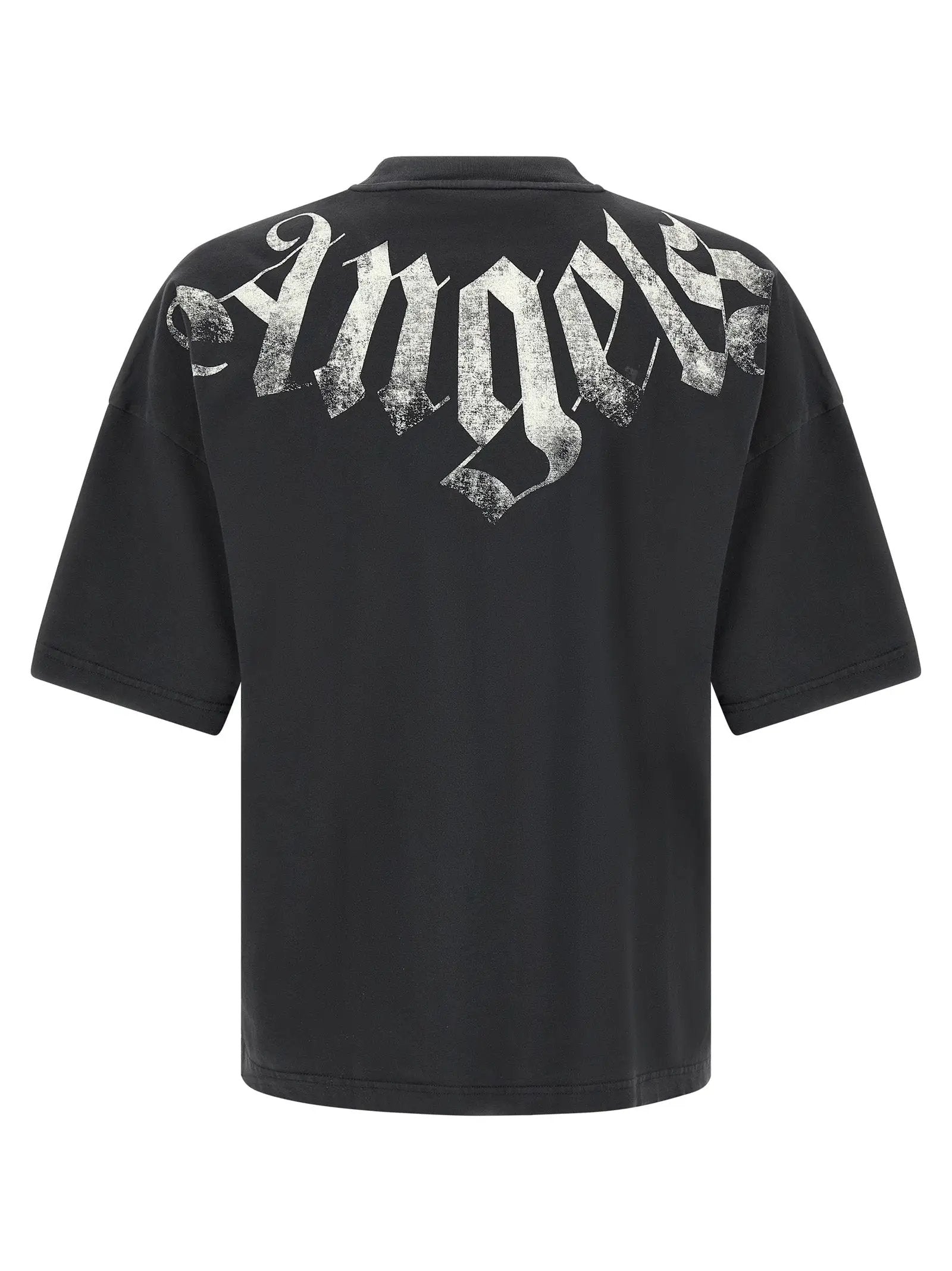 Palm Angels Palm Angels Black Cotton T-Shirt