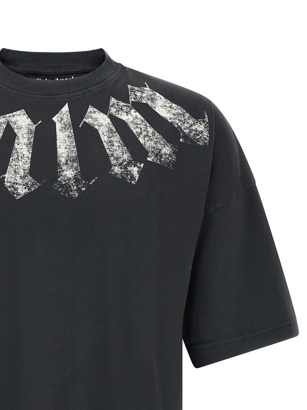 Palm Angels Palm Angels Black Cotton T-Shirt