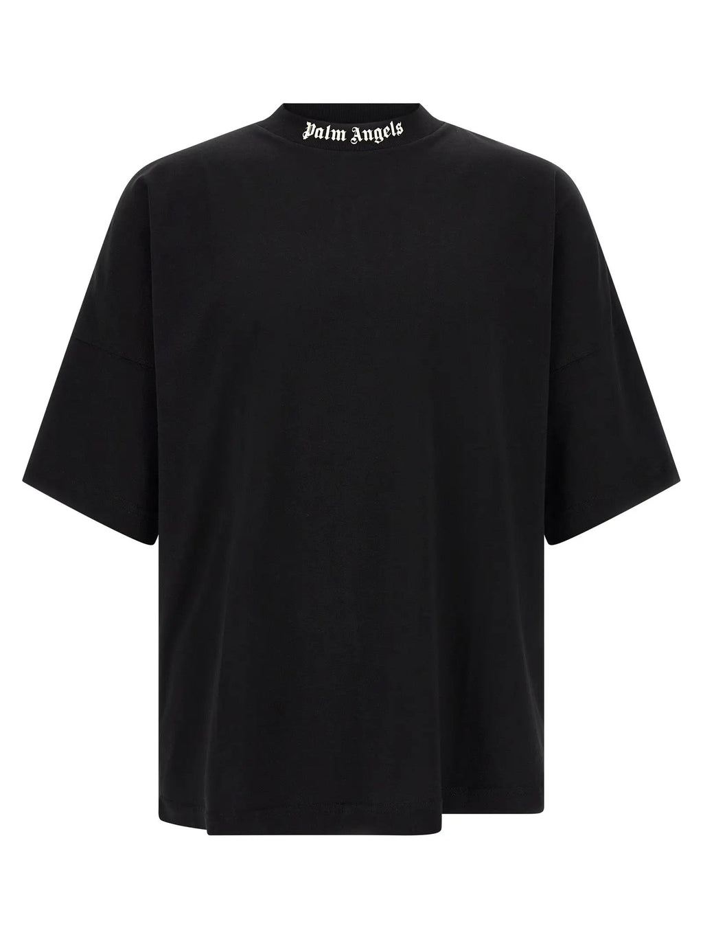 Palm Angels Black Cotton T-Shirt