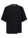 Palm Angels Black Cotton T-Shirt