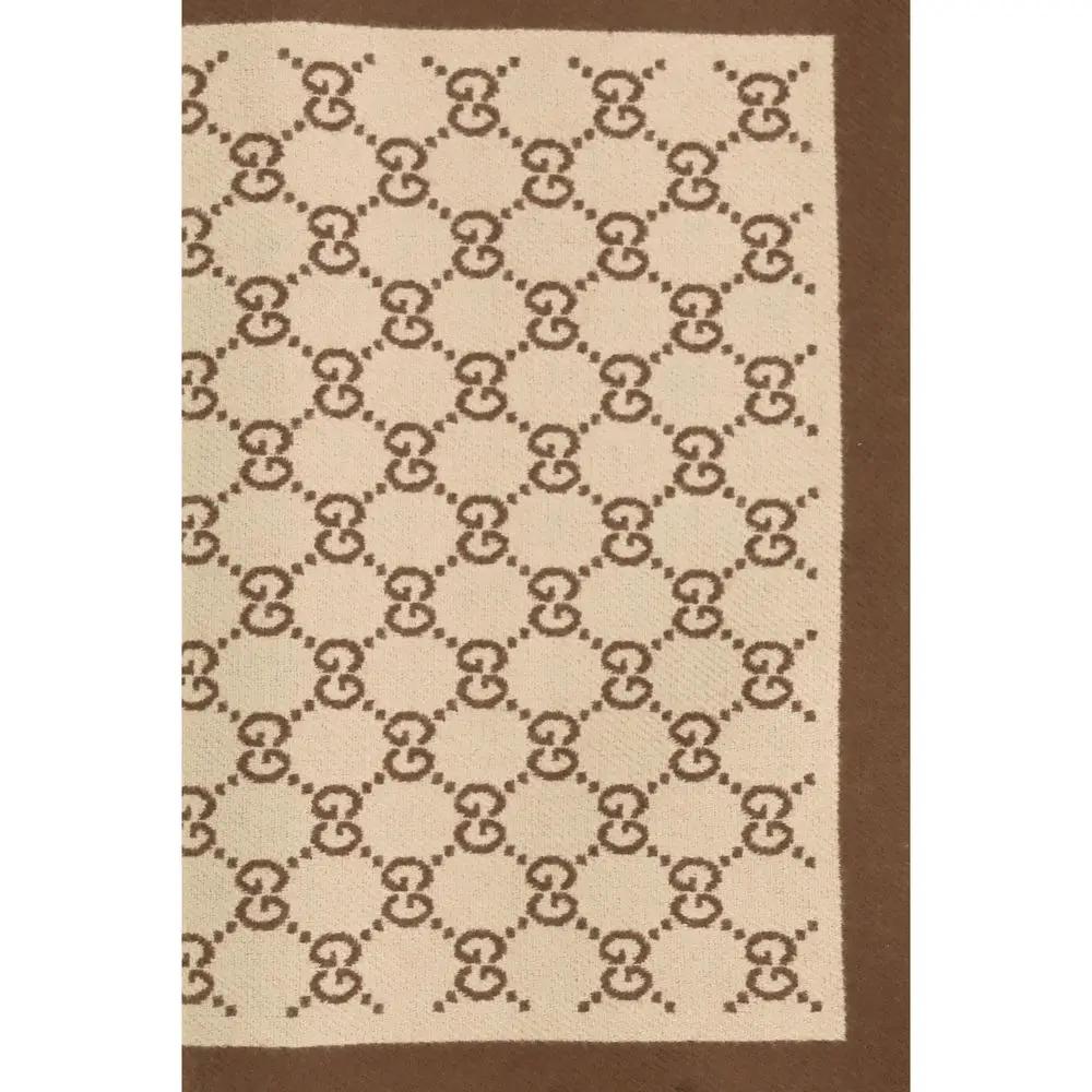 Gucci Beige Wool Oves Aries Scarf