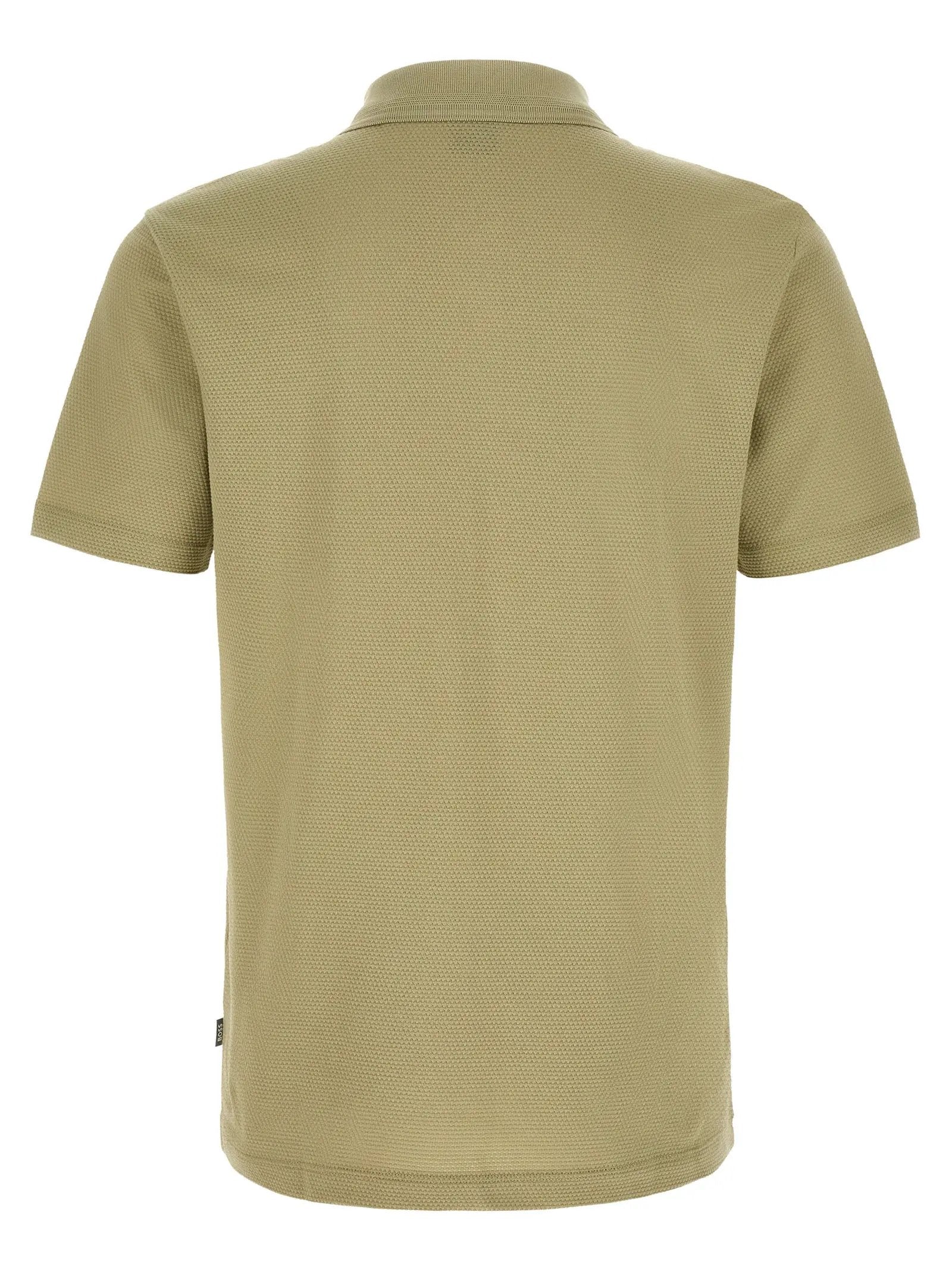 Hugo Boss Beige Cotton Polo Shirt