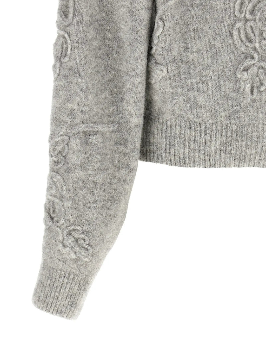 ROTATE BIRGER CHRISTENSEN Gray Wool Cardigan