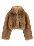 ROTATE BIRGER CHRISTENSEN Beige Polyester Coat