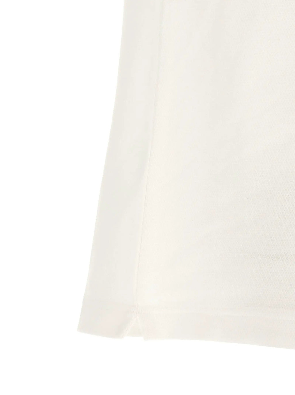 Casablanca White Organic Cotton Polo Shirt