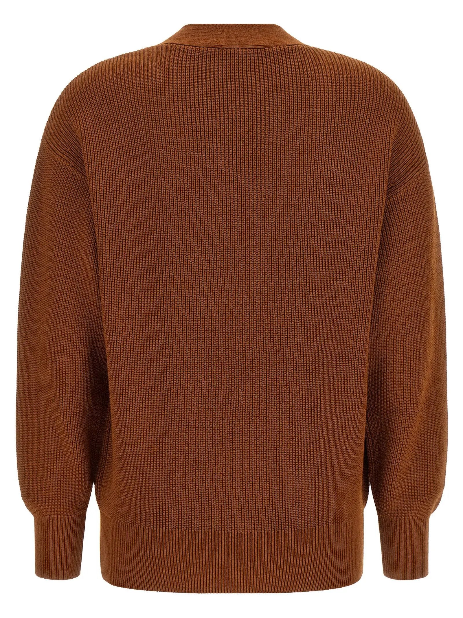 Elisabetta Franchi Brown Viscose Cardigan