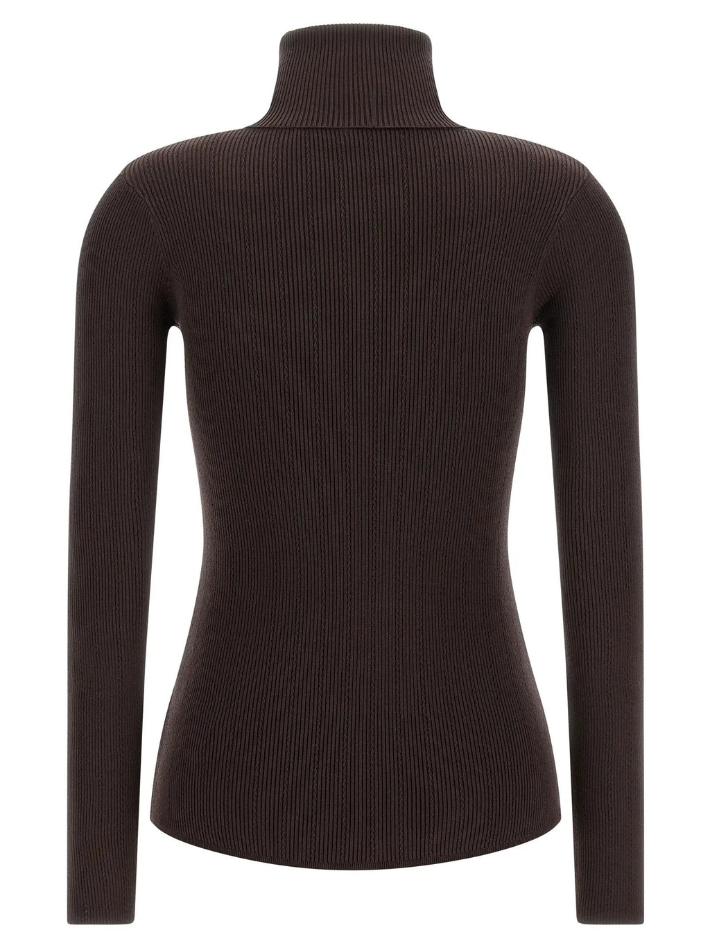 Elisabetta Franchi Brown Lycra Cardigan