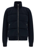 Tom Ford Blue Virgin Wool Full-Length Jacket