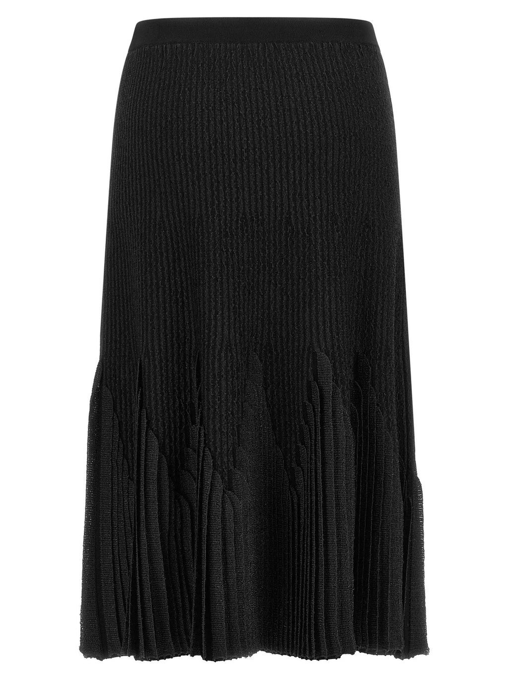 Elisabetta Franchi Elisabetta Franchi Black Viscose Midi Skirt