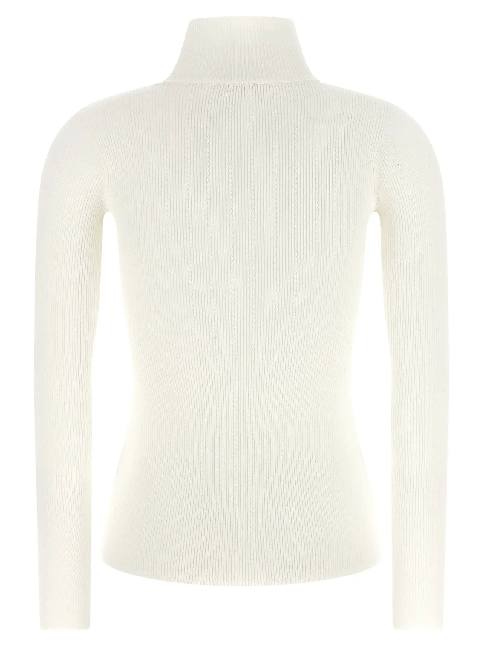 Elisabetta Franchi White Lycra Cardigan
