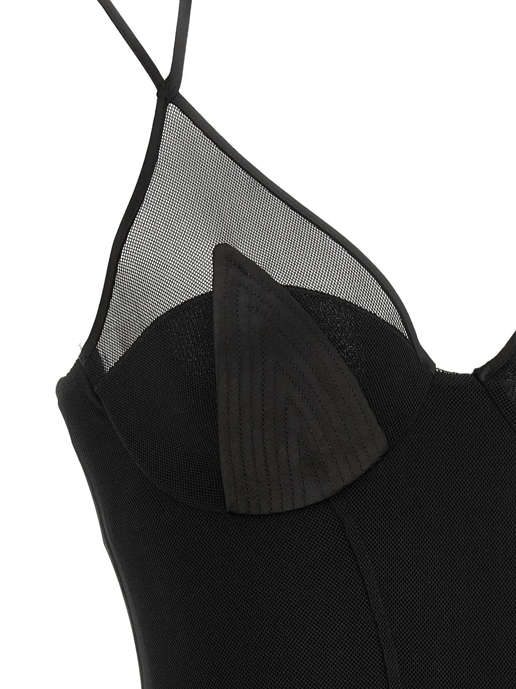 Elisabetta Franchi Black Polyamide Long Dress