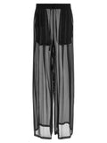 Pantalon décontracté Dolce & Gabbana en soie noire