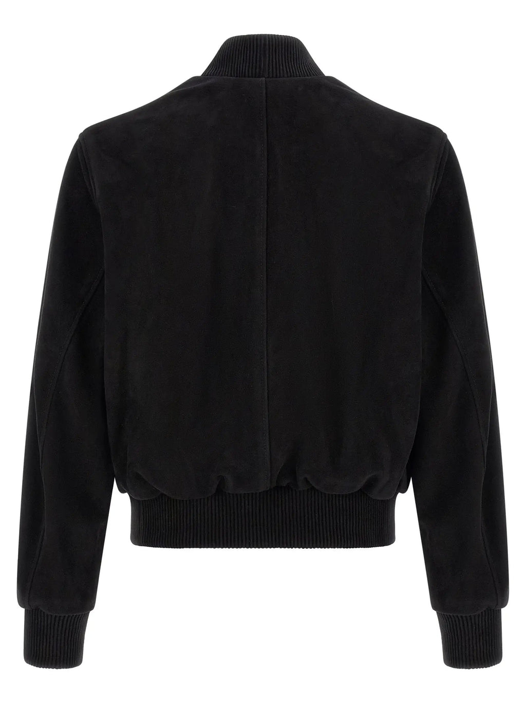 Ami Paris Black Goatskin Bomber