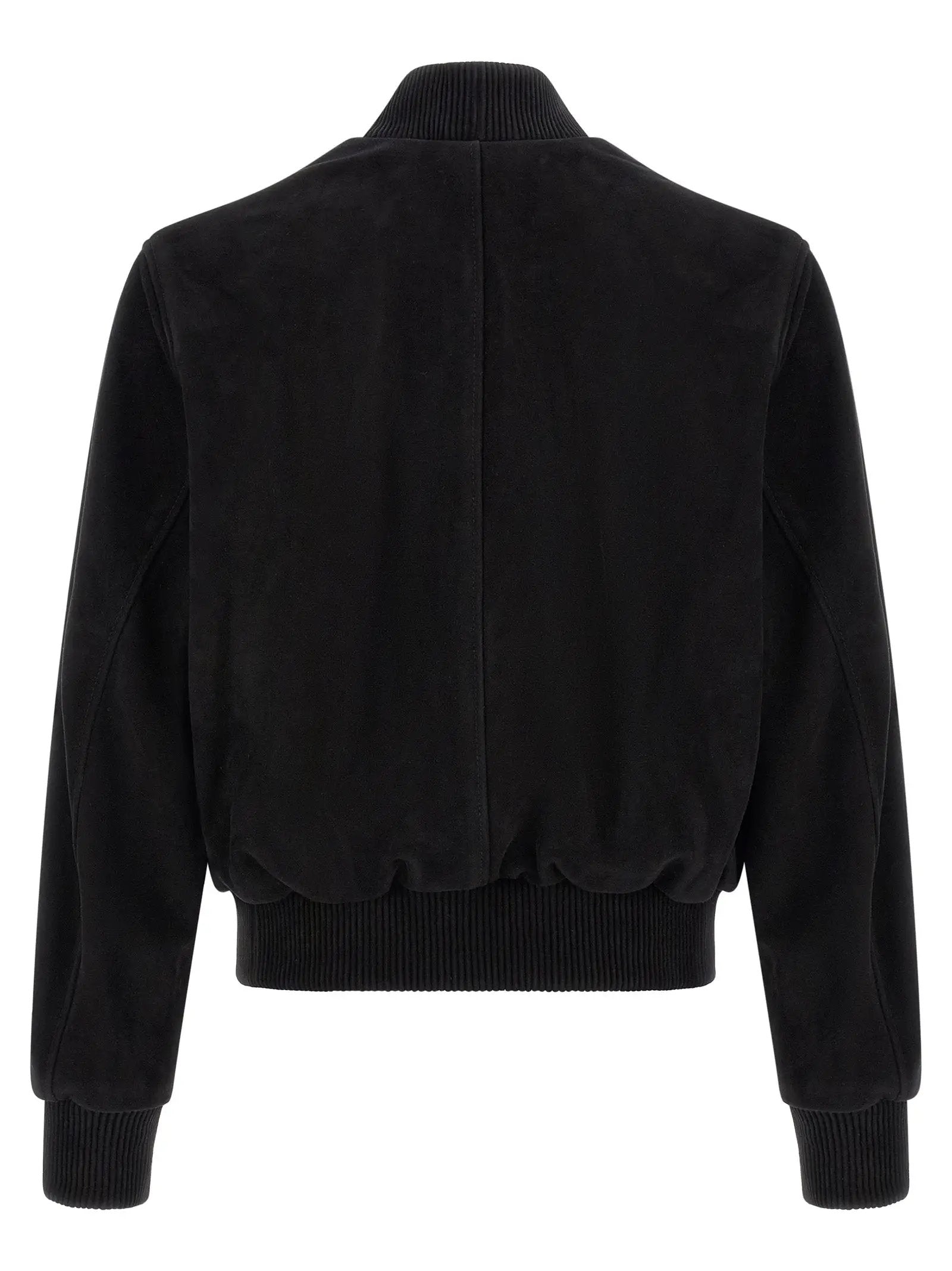 Ami Paris Black Goatskin Bomber