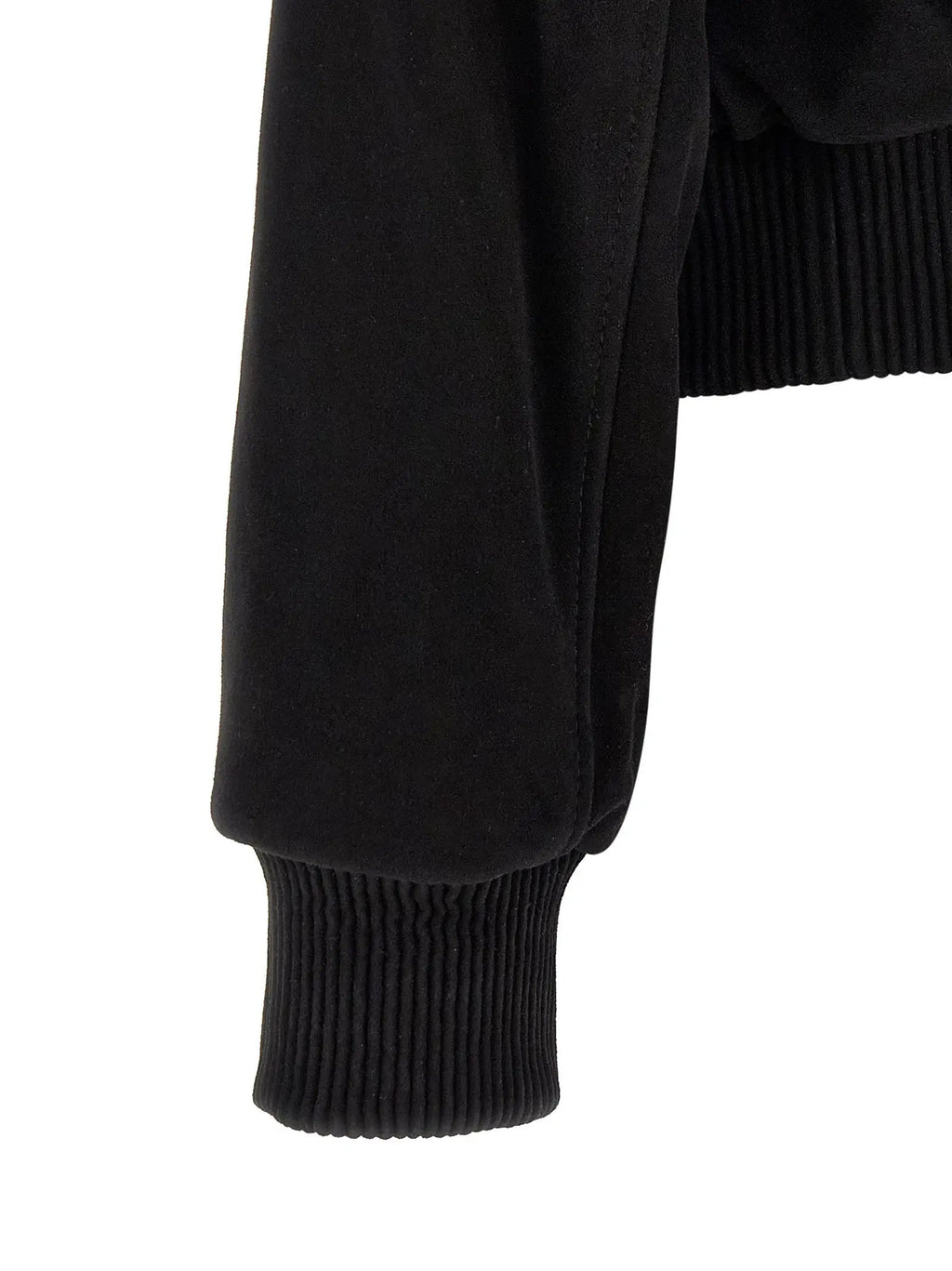 Ami Paris Black Goatskin Bomber