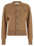 Ami Paris Beige Wool Cardigan