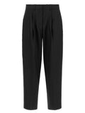 Gianluca Capannolo Black Wool Cropped Pants
