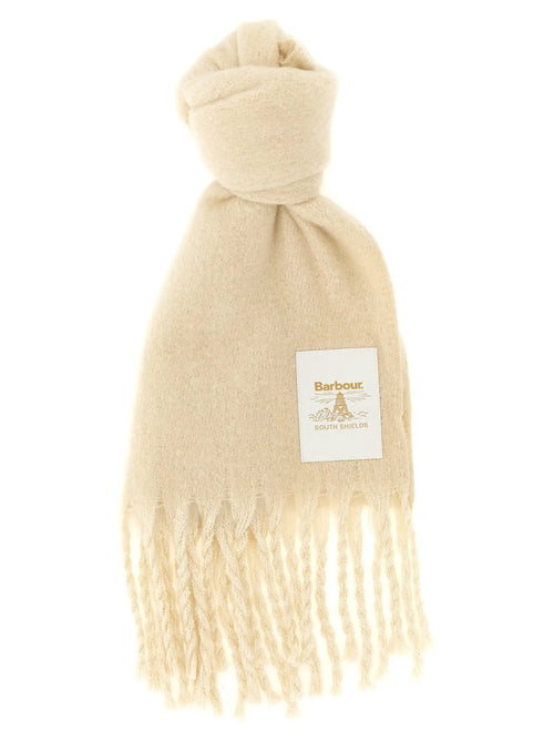 Barbour Barbour White Polyester Scarf