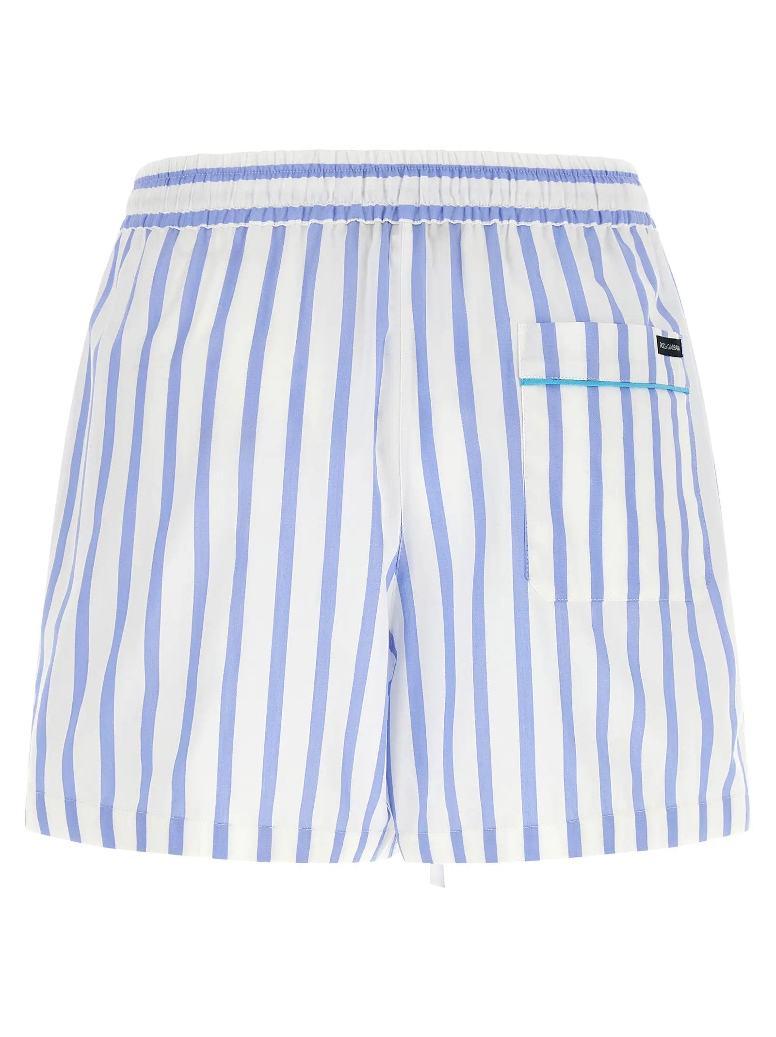 Dolce & Gabbana Dolce & Gabbana Blue Cotton Bermuda Shorts