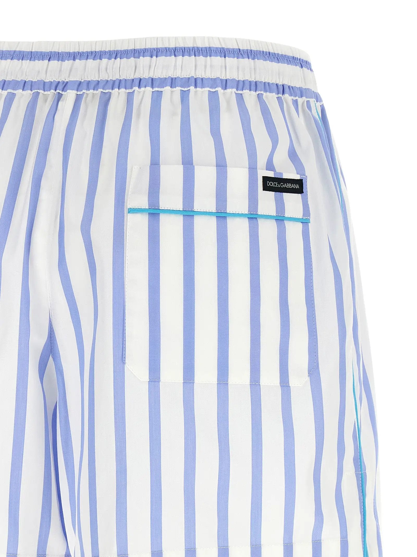 Dolce & Gabbana Dolce & Gabbana Blue Cotton Bermuda Shorts