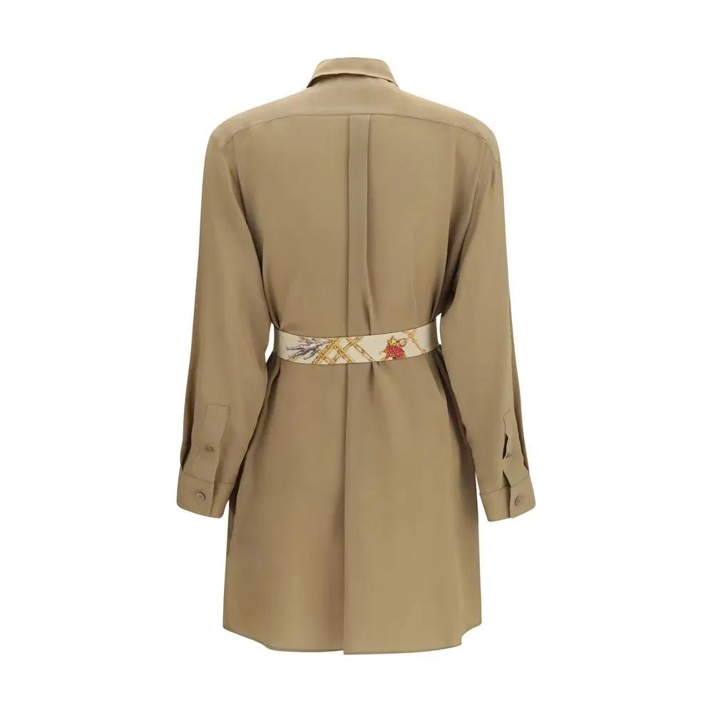 Burberry Burberry Beige Silk Casual Dress