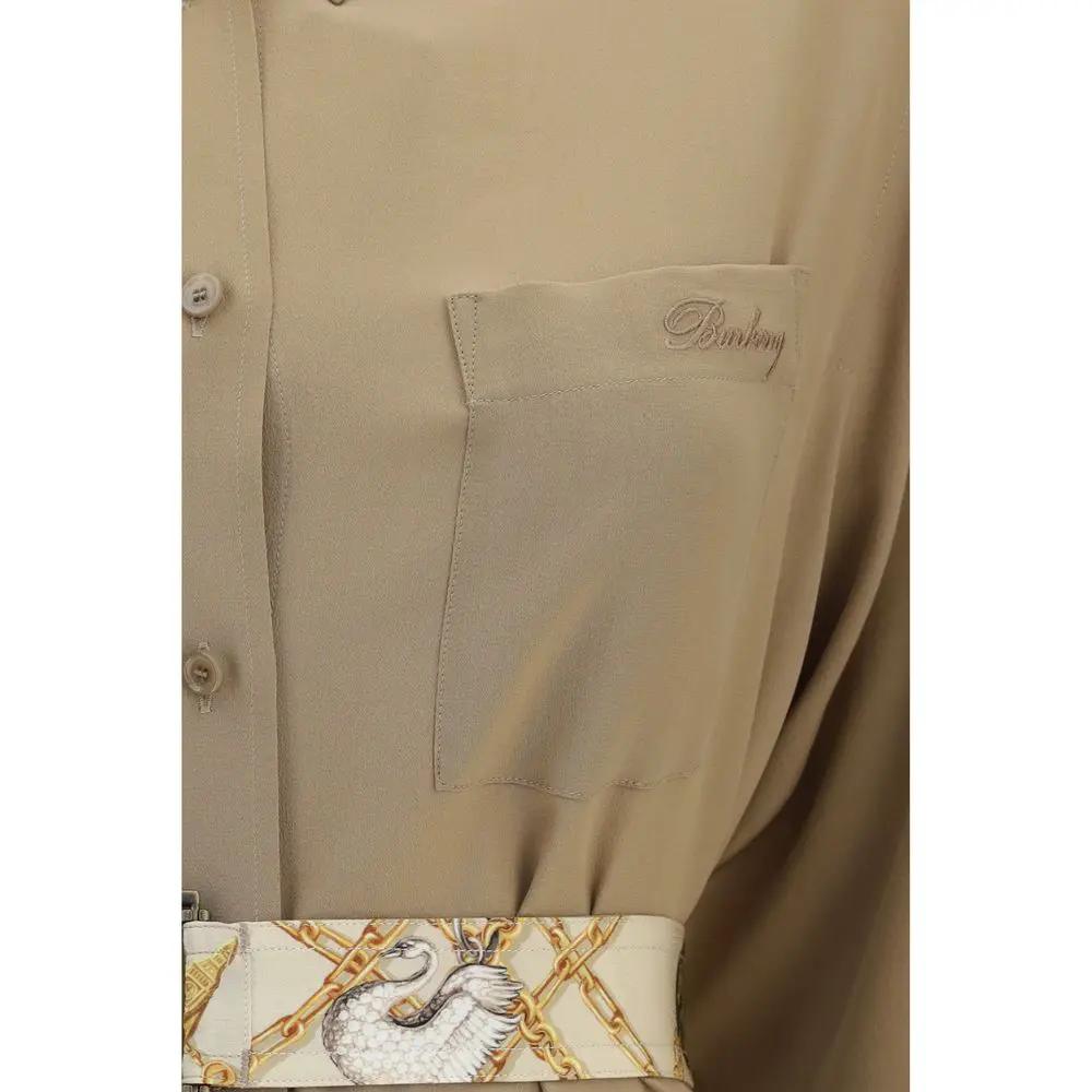 Burberry Burberry Beige Silk Casual Dress