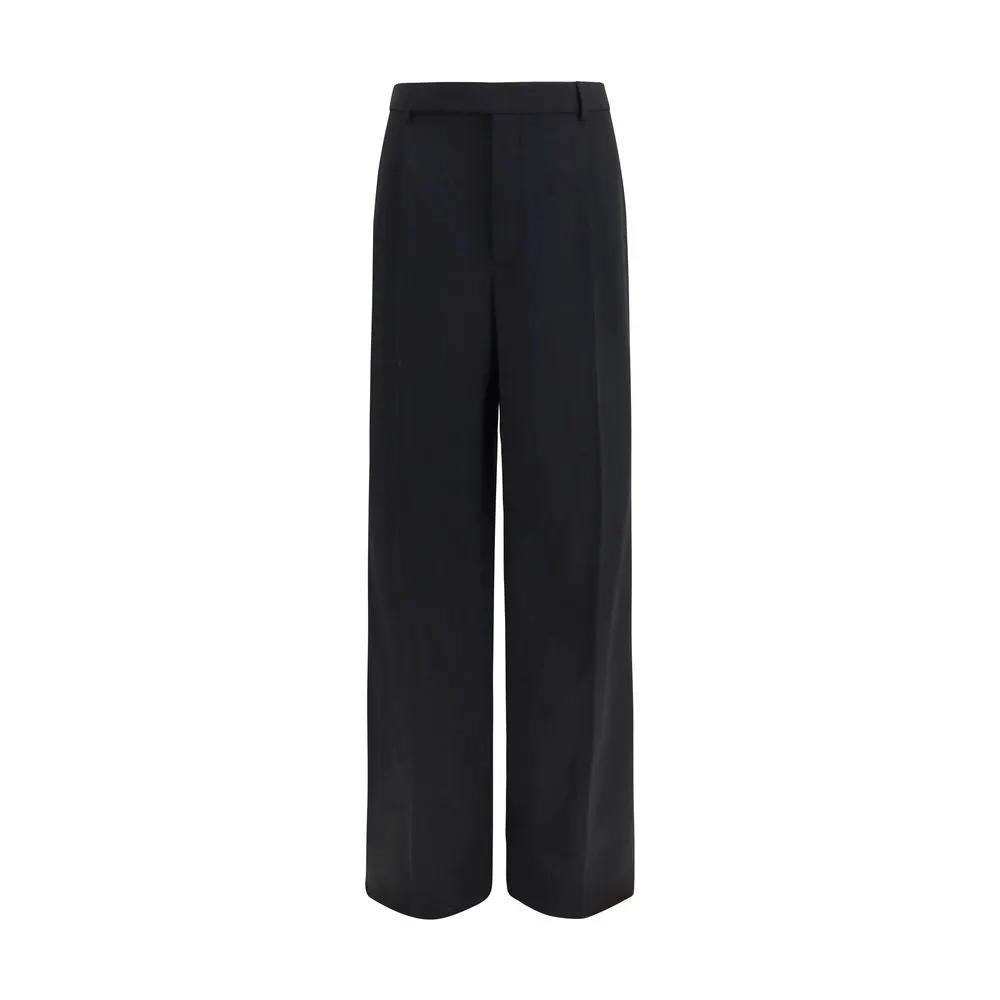 Saint Laurent Saint Laurent Black Wool Oves Aries Dress Pants