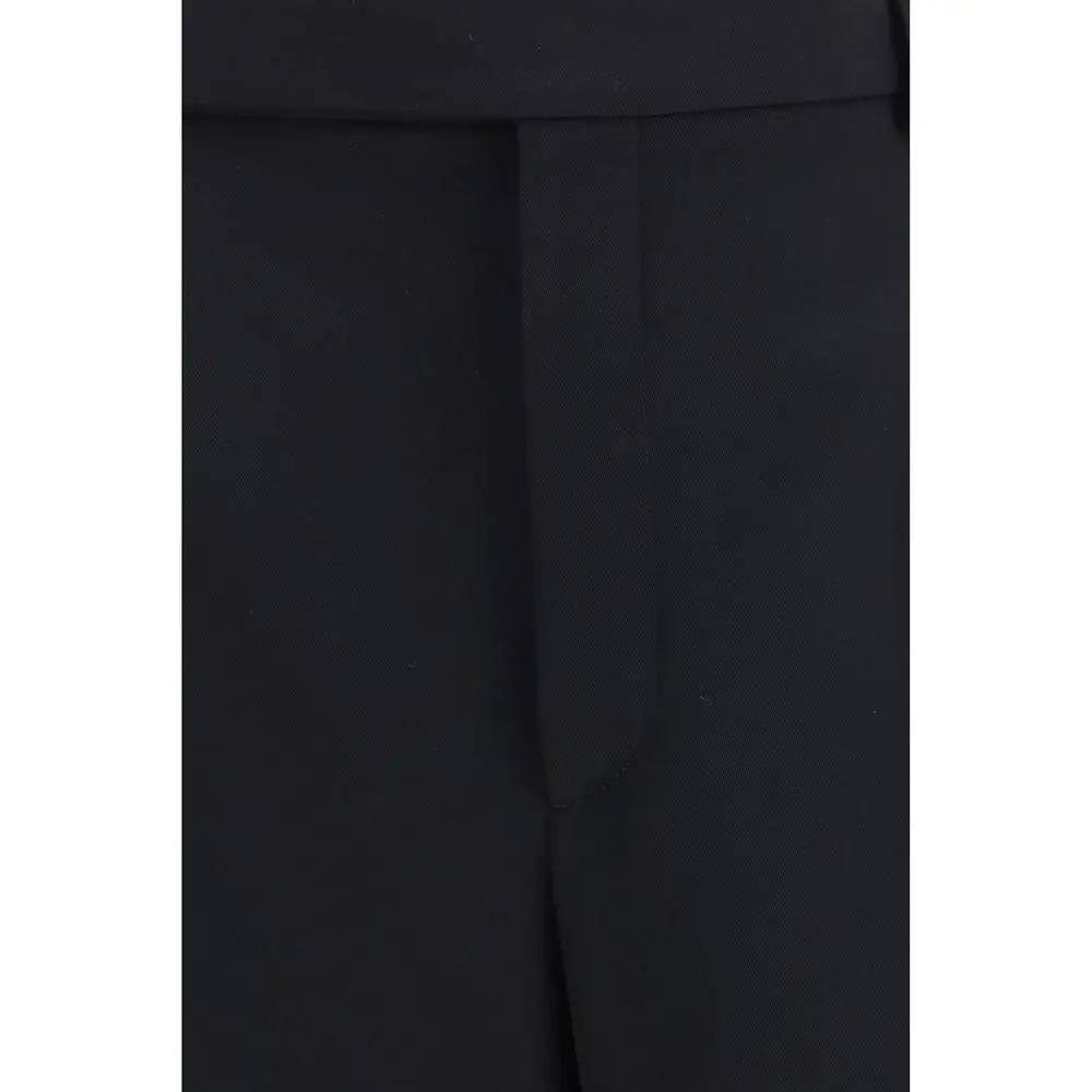 Saint Laurent Saint Laurent Black Wool Oves Aries Dress Pants