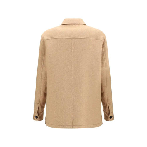 Brioni Brioni Beige Cashmere Leather Jacket