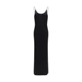 Saint Laurent Black Viscose Casual Dress