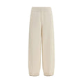Brunello Cucinelli White Cashmere Casual Pants