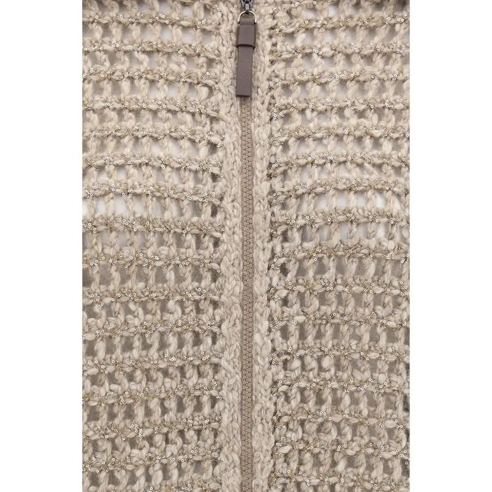 Brunello Cucinelli Gray Cashmere Cardigan