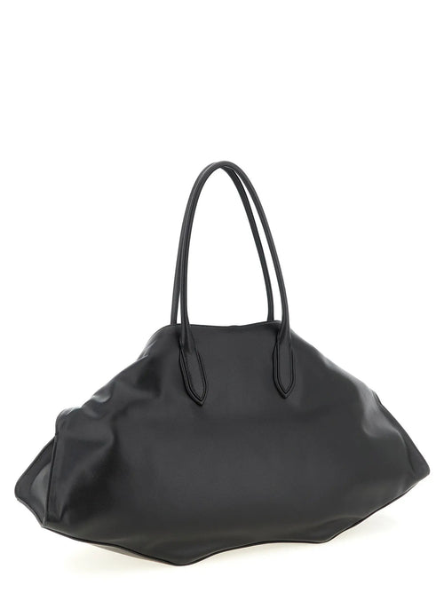 Sac porté épaule Alexander McQueen en cuir de veau noir
