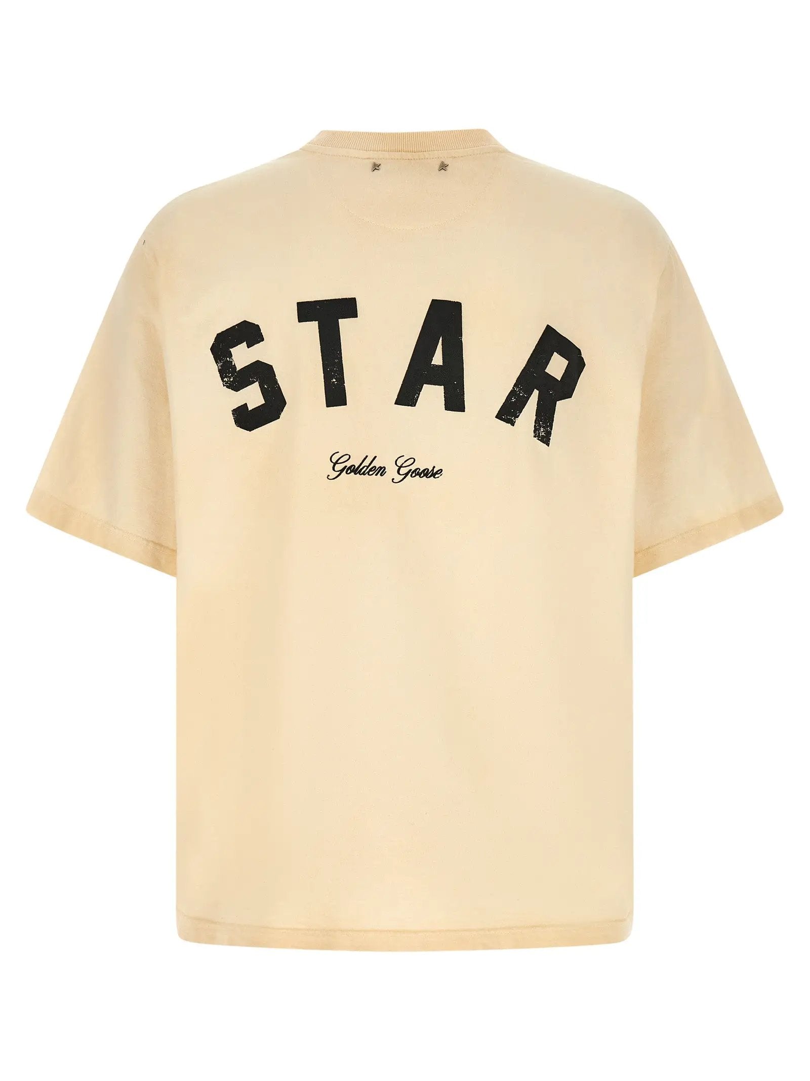 Golden Goose Beige Cotton T-Shirt