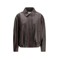 Arma Brown Leather Bomber