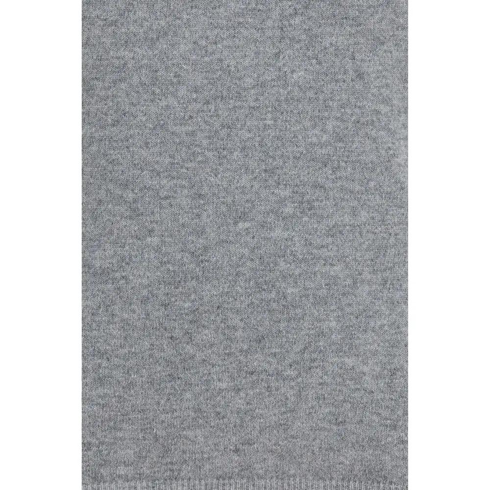 Allude Gray Cashmere Turtleneck