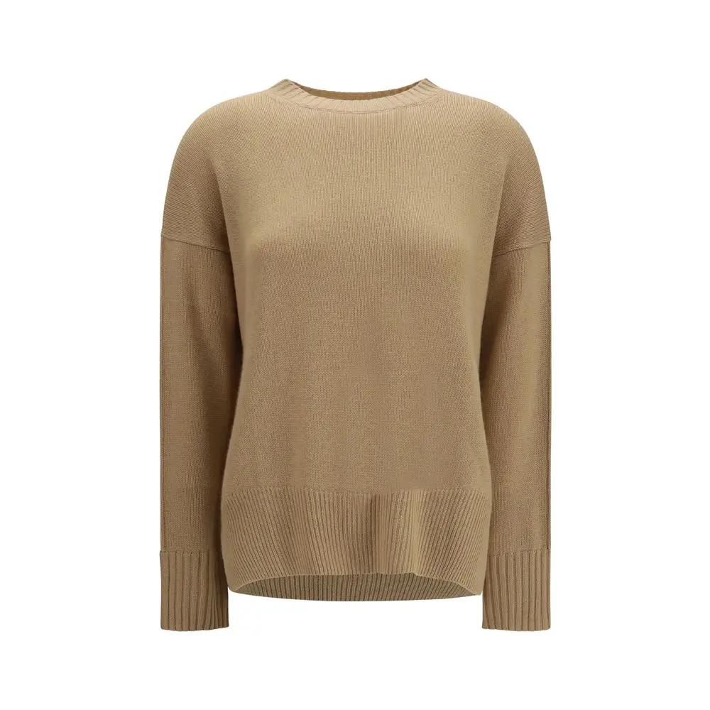 Allude Beige Cashmere Sweatshirt